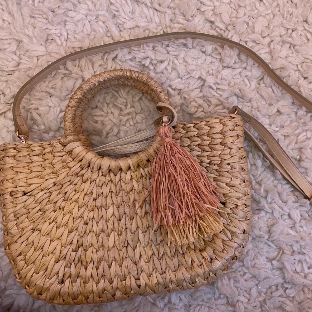 Lauren Conrad Wooven Crossbody Bag